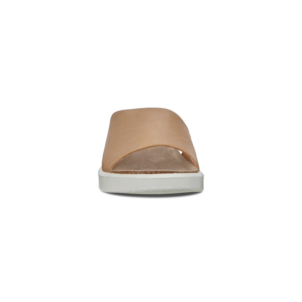 Sandalias Mujer - ECCO Corksphere Slip-On - Beige - SDV416230